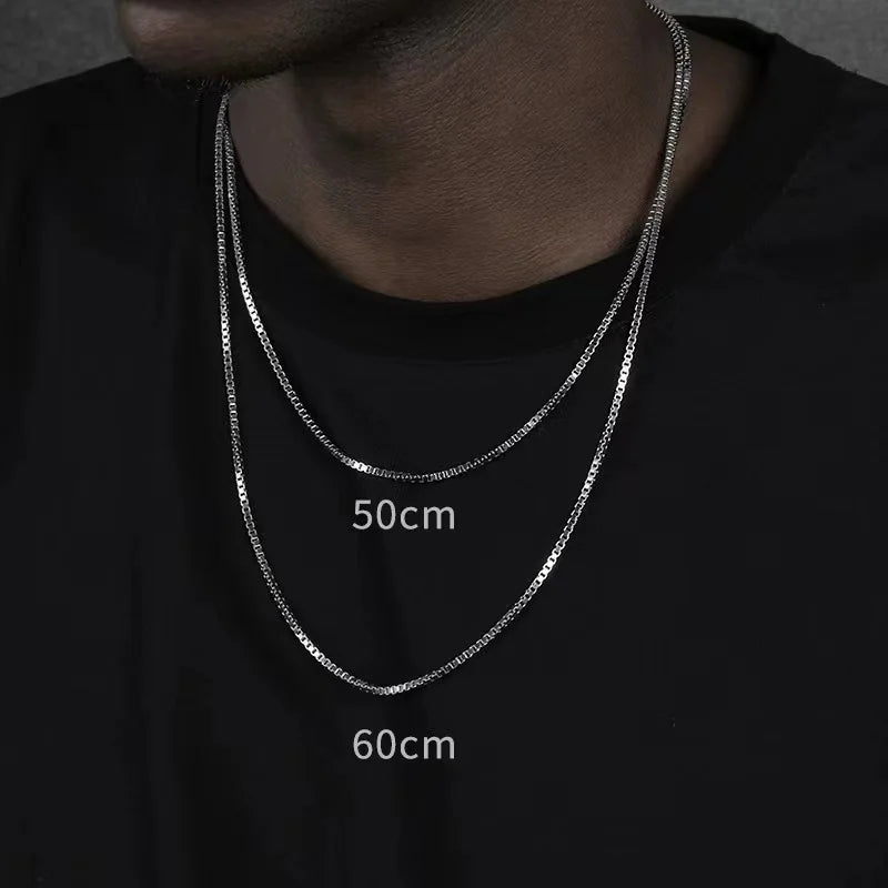 2mm Hip Hop Steel Chain for Men