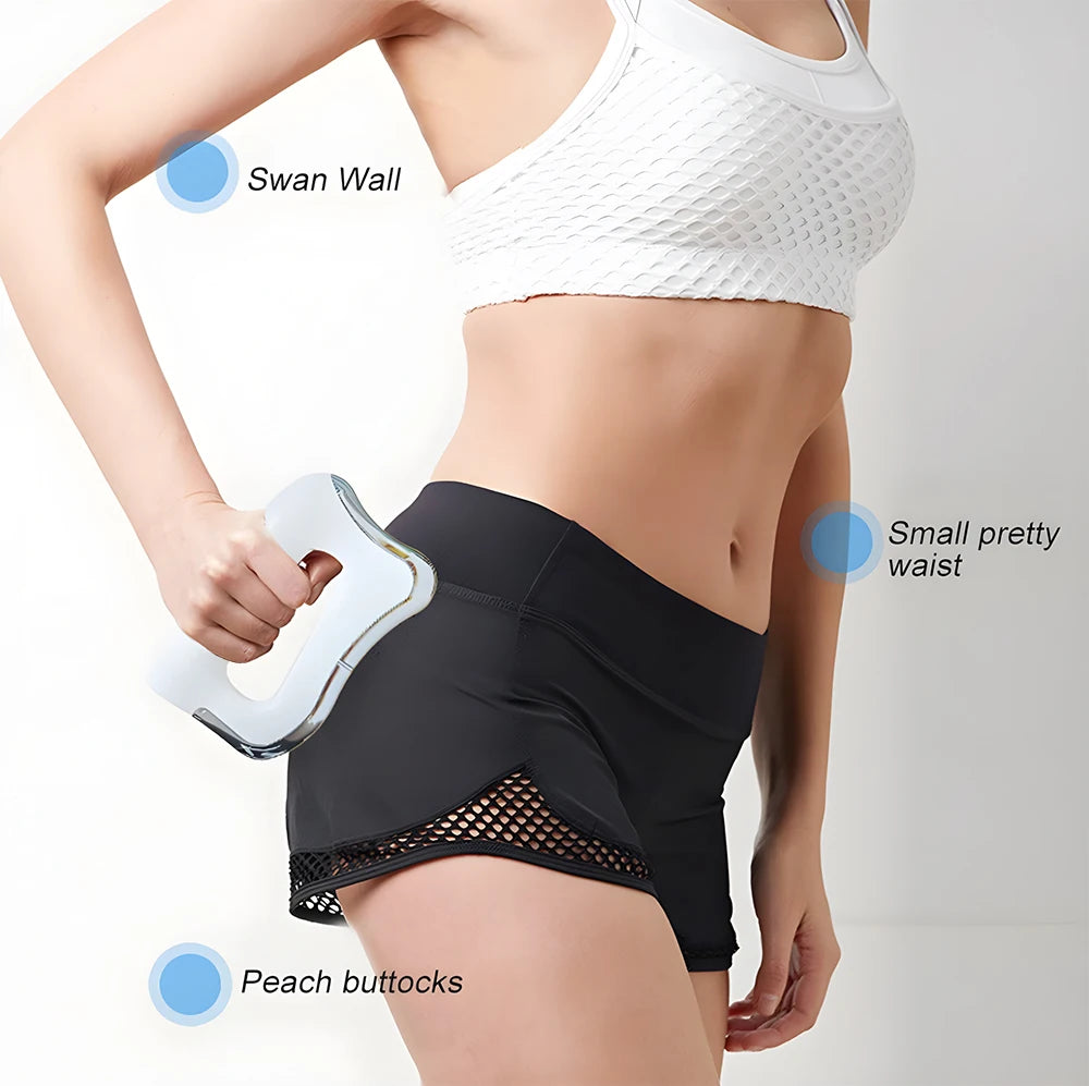 Electric Fascia Massager – Microcurrent Vibration & Warm Compress