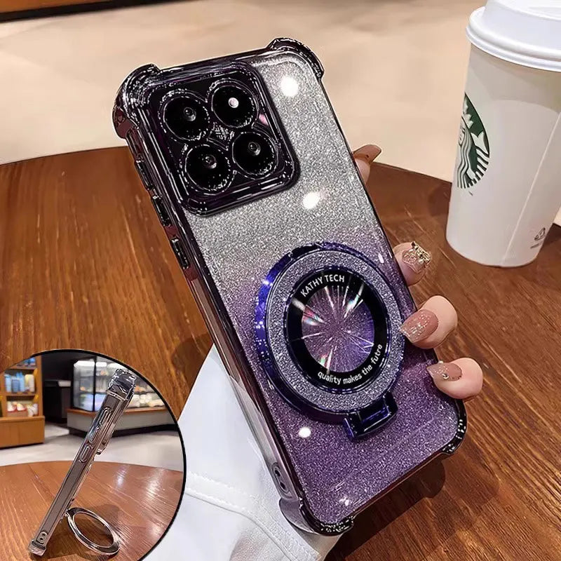 Luxury Glitter Bracket Cover – Xiaomi Redm