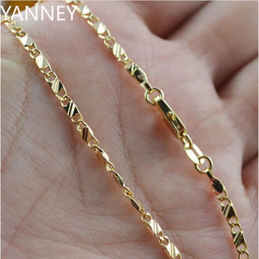 925 Silver 18K Gold Filled Necklace