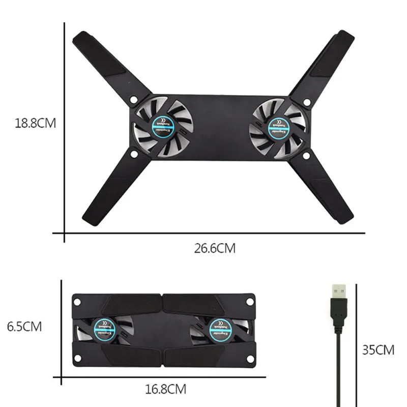 USB Fan Cooler Stand