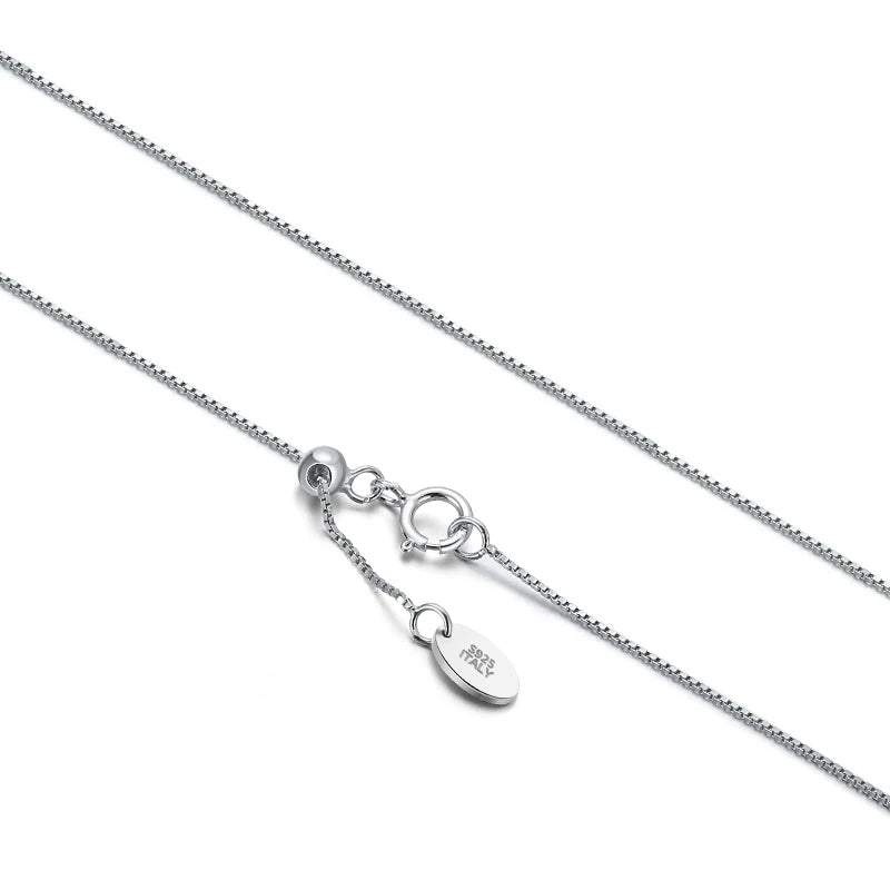 925 Silver 0.6mm Box Chain Necklace
