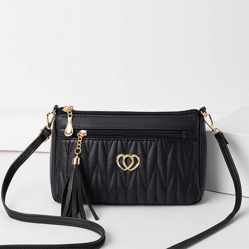 Embroidery PU Crossbody