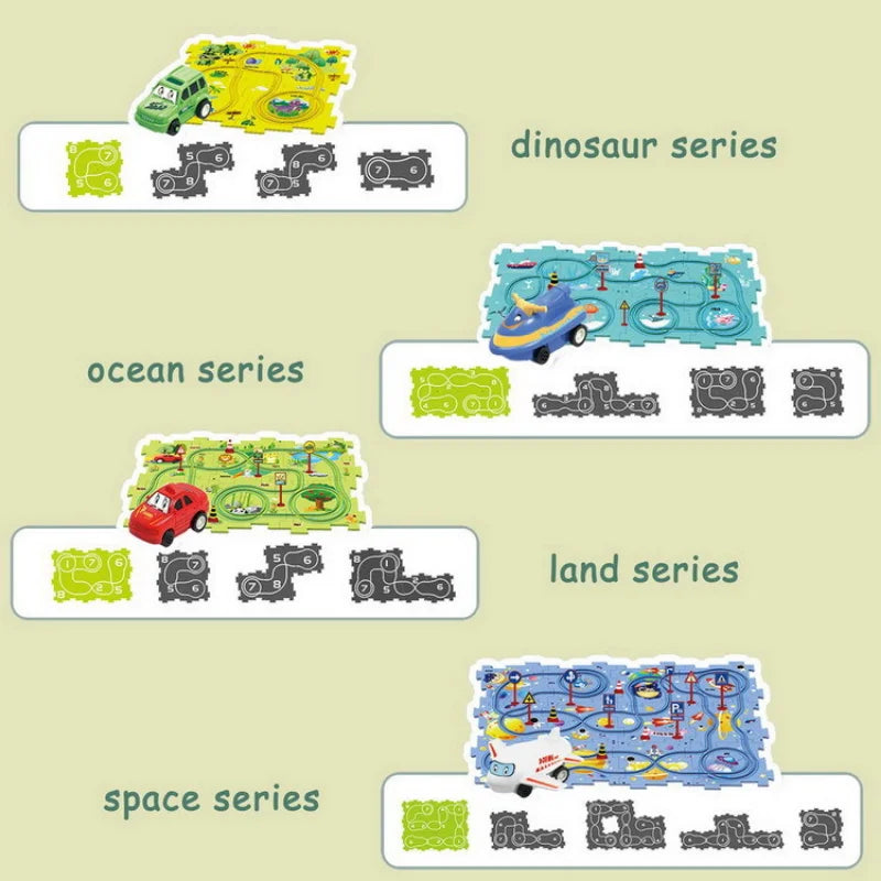 Children’s DIY Electric Railroad Car – Fun Assembly Toy