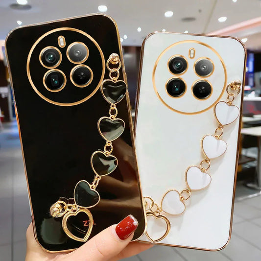 Realme 12/13 Pro Plus Heart Bracelet Case