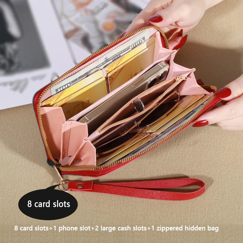 Ladies’ Coin & Card Holder Tote Wallet