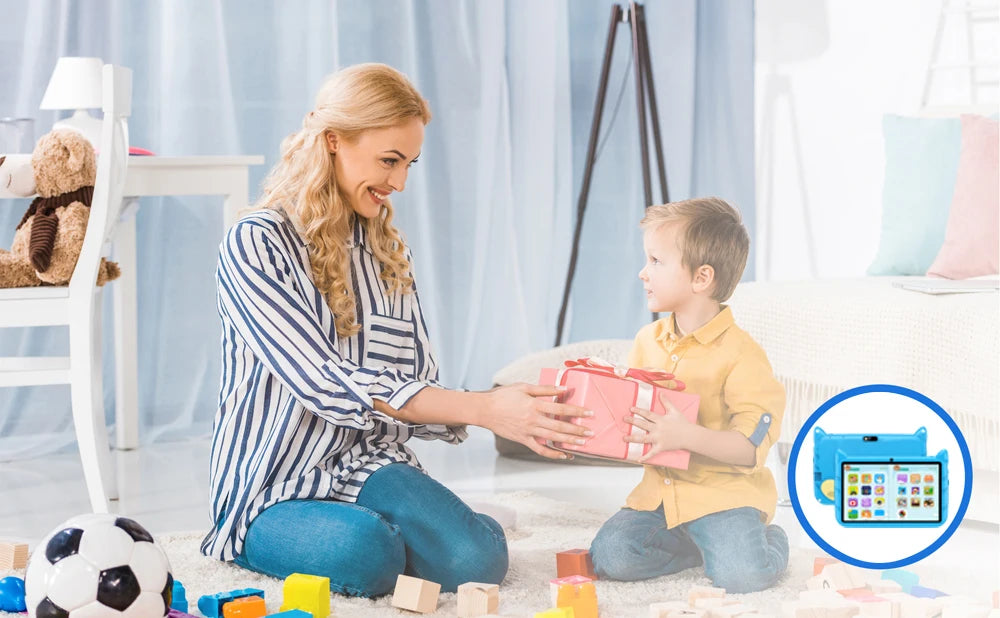 BDF 7" Kids Tablet – Android 13, Dual Camera, 5G WiFi