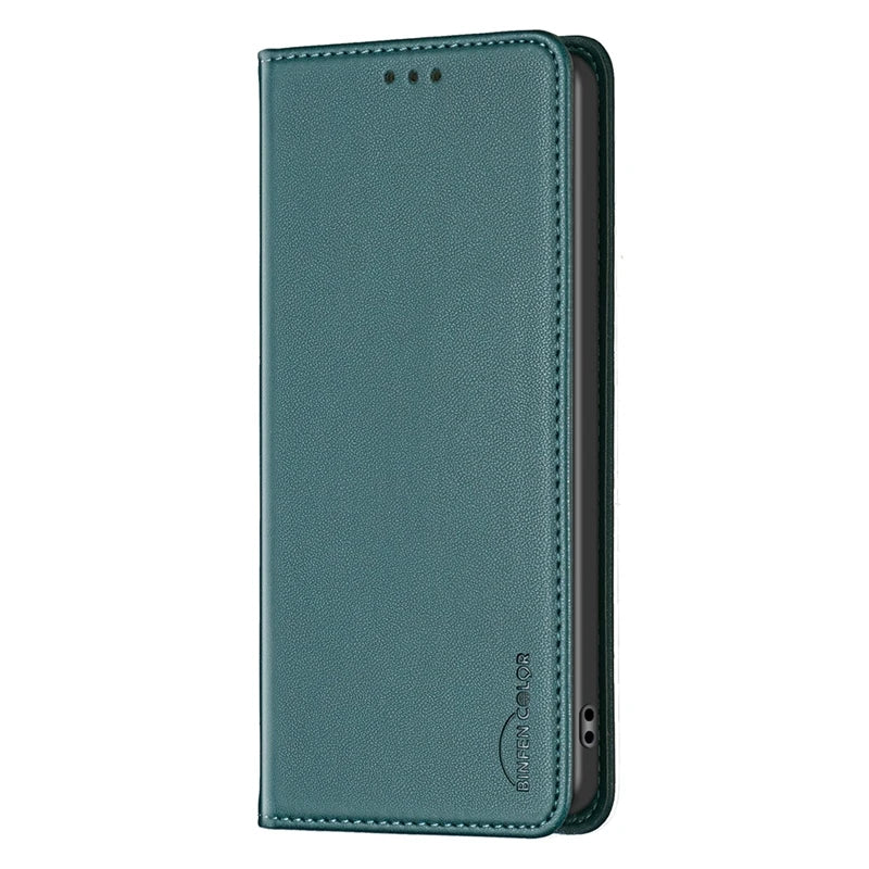 Luxury Magnetic Leather Wallet Cover – OPPO