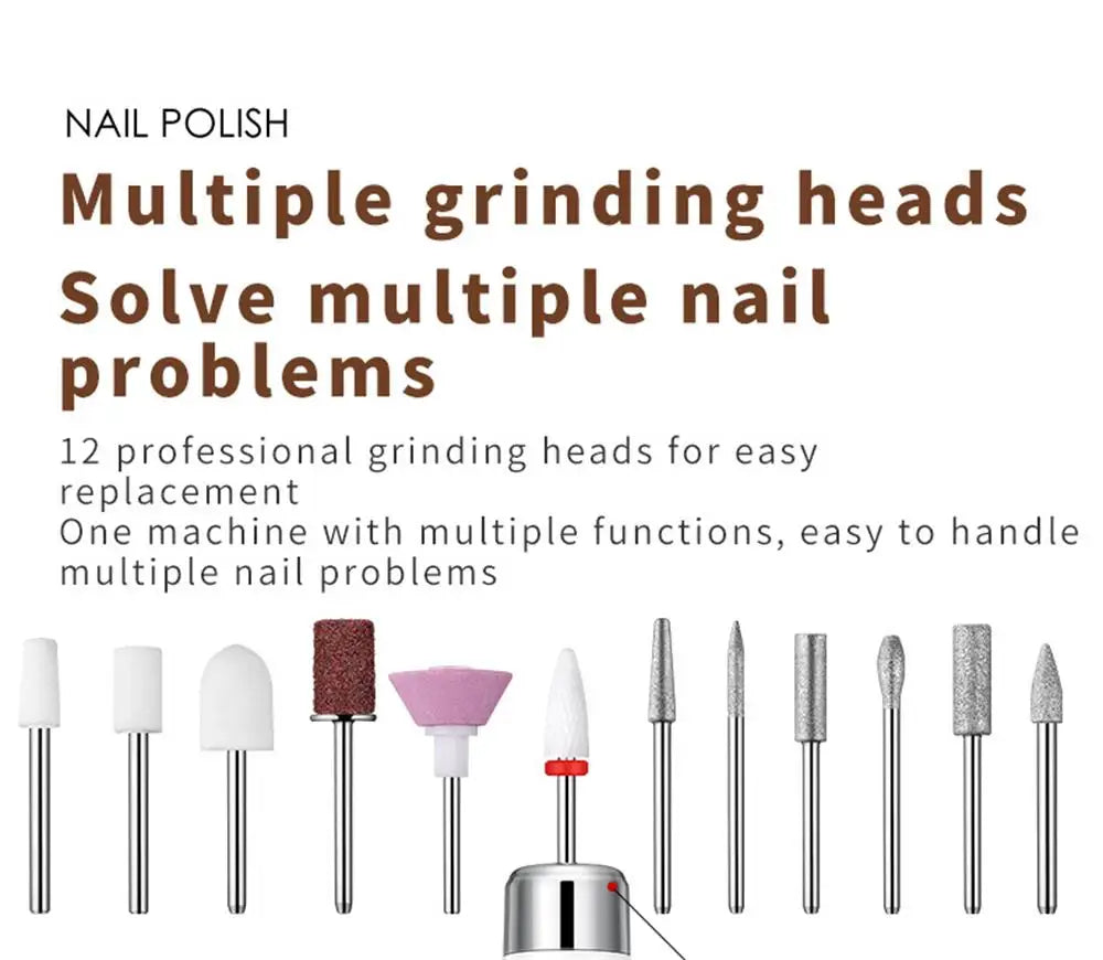 Professional Rechargeable Nail Drill – Manicure & Pedicure Tool