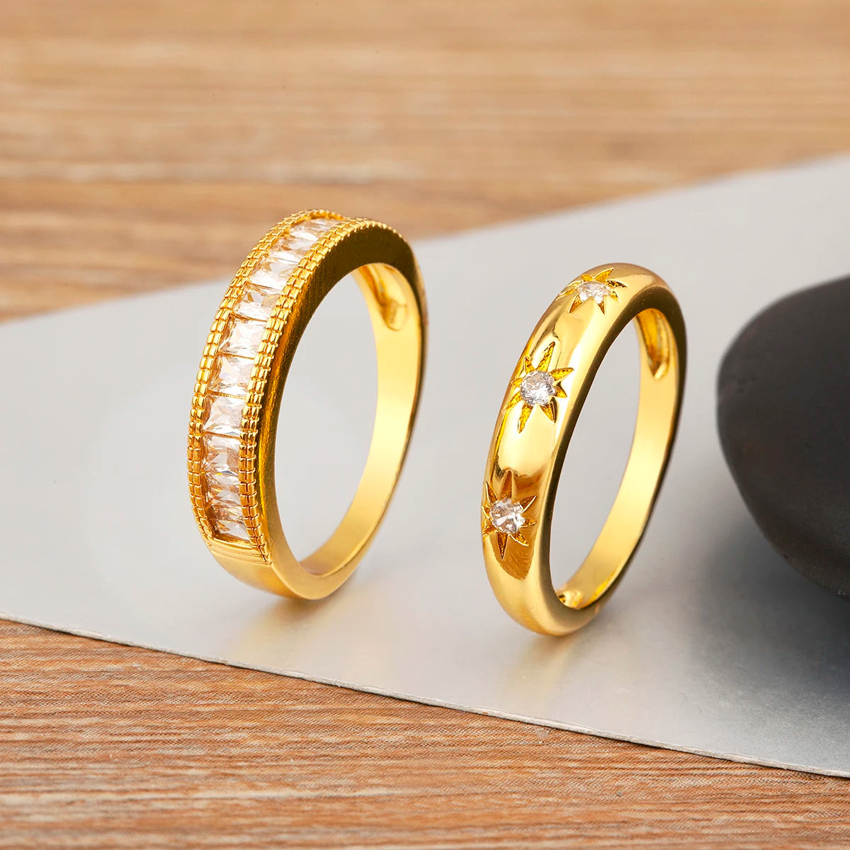 "Luxury Heart Crown Zircon Ring – Women’s Jewelry Gift"