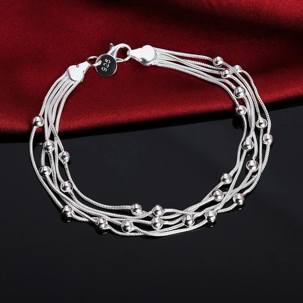 925 Sterling Silver Chain Bracelet