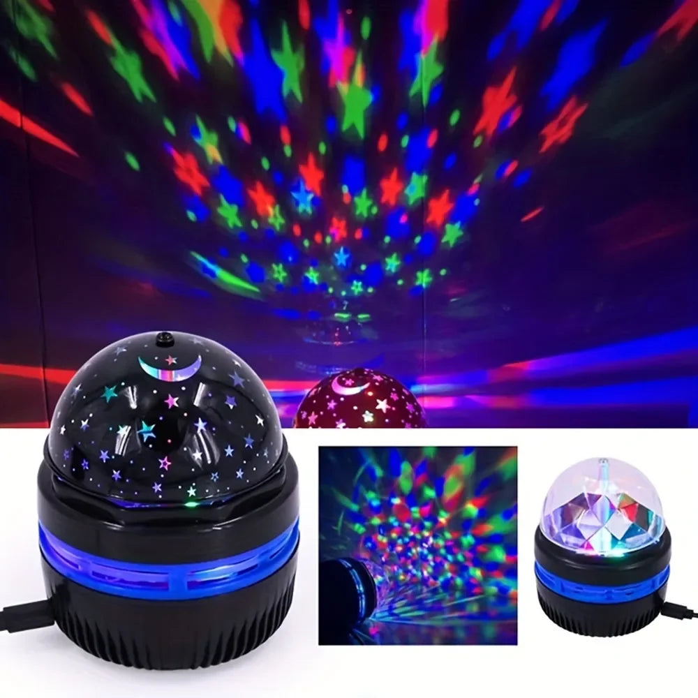 Galaxy Aurora LED Light – USB Projector for Bedroom & Party Decor