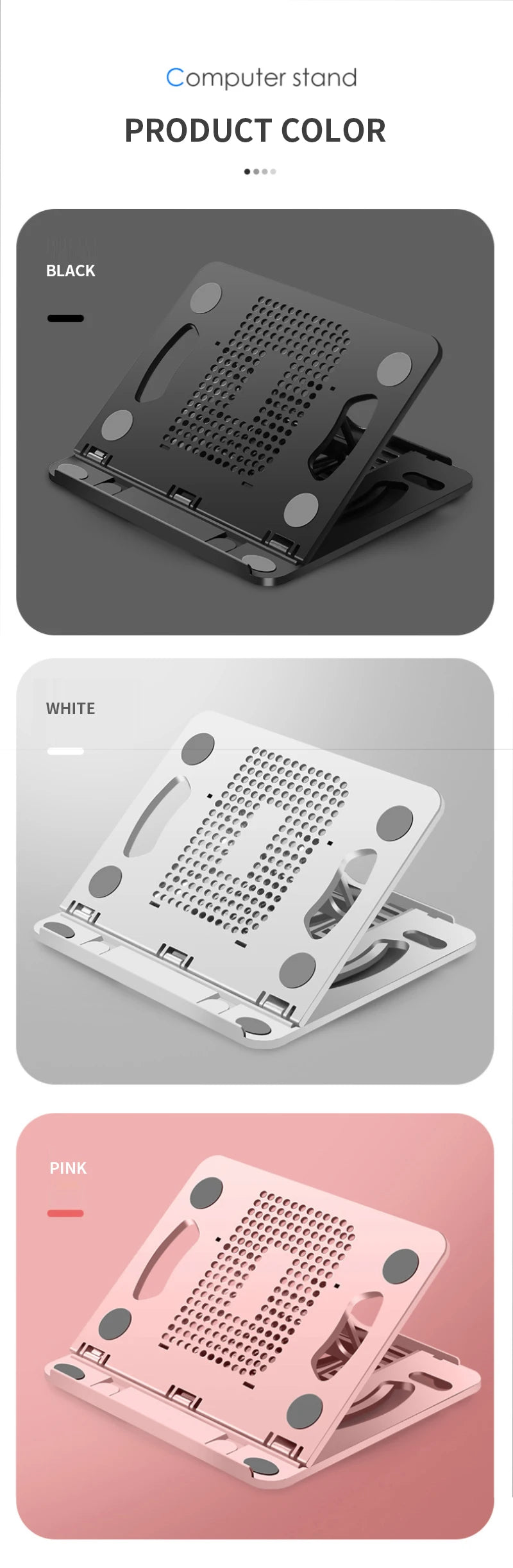 Rotary Foldable Laptop Stand