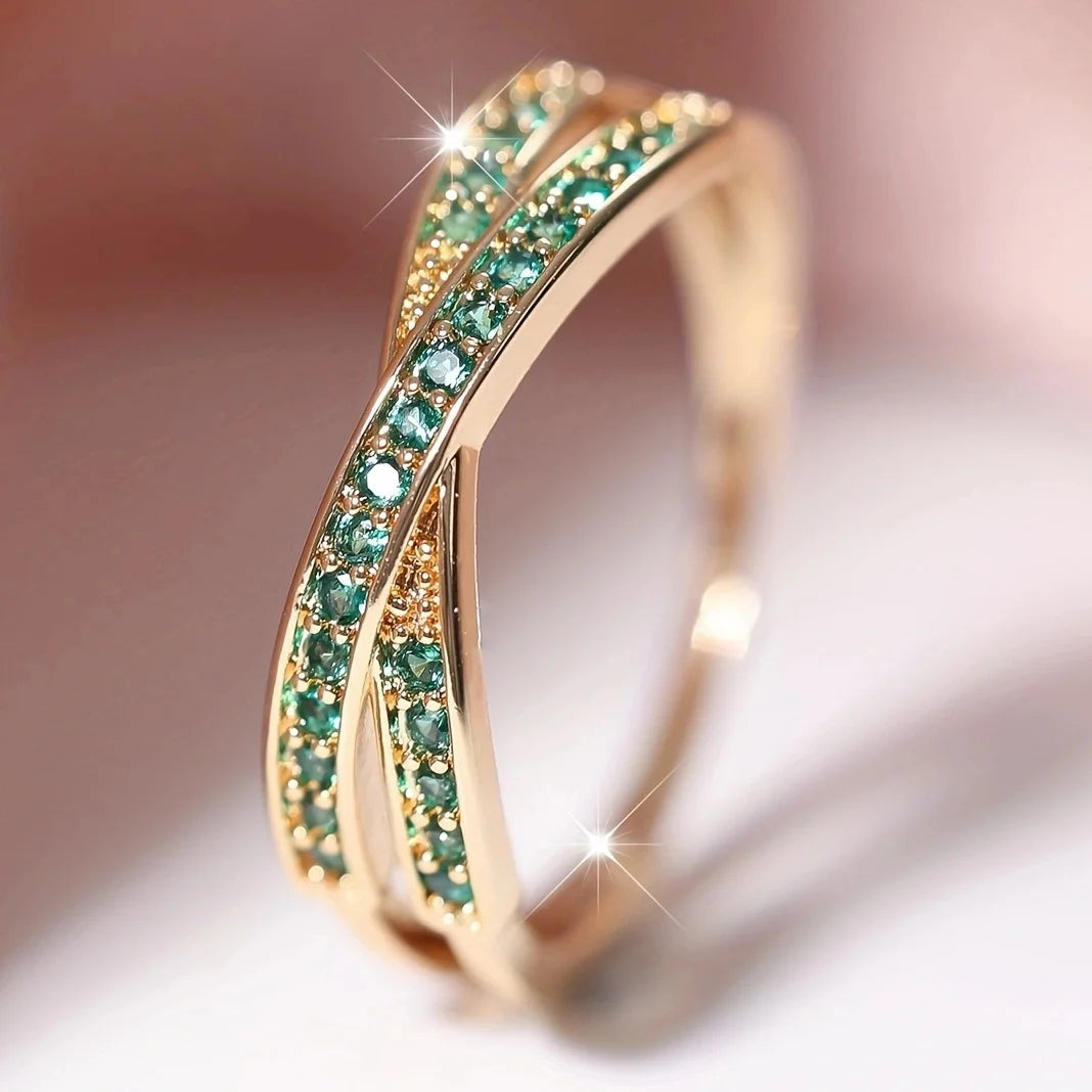 "Minimalist Colored Zircon Rings – Women’s Jewelry"