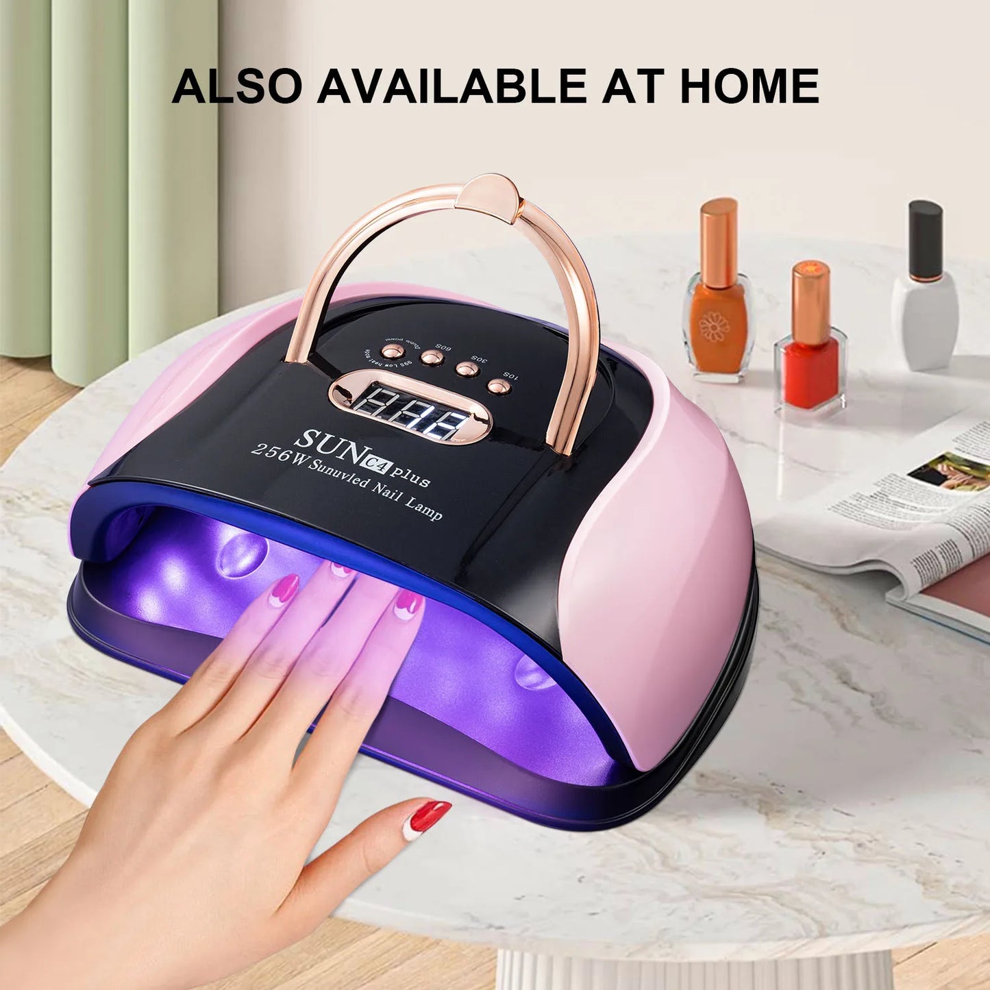 "57 LED Nail Lamp – Fast Gel Polish Dryer with Smart Sensor"