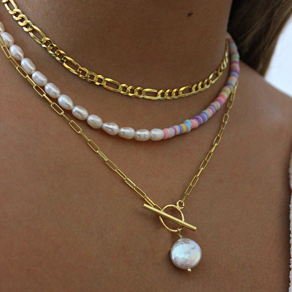 Bohemian Multilayer Beaded Necklace