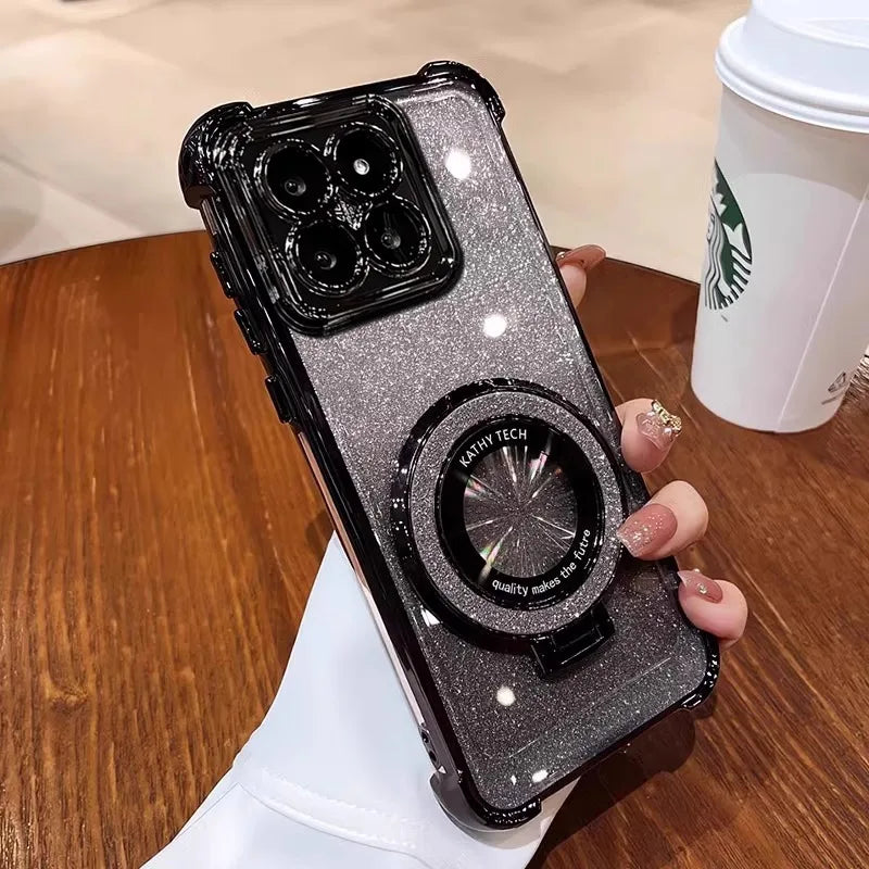 Luxury Glitter Bracket Cover – Xiaomi Redmi