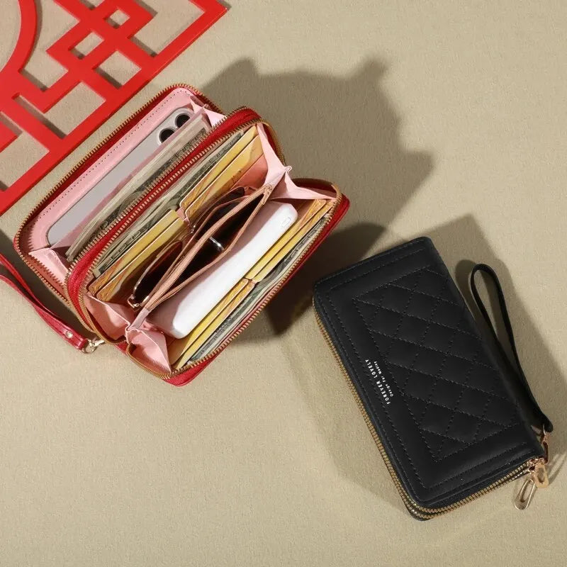 Luxury Women’s Clutch Purse – Card, Coin & Phone Holder
