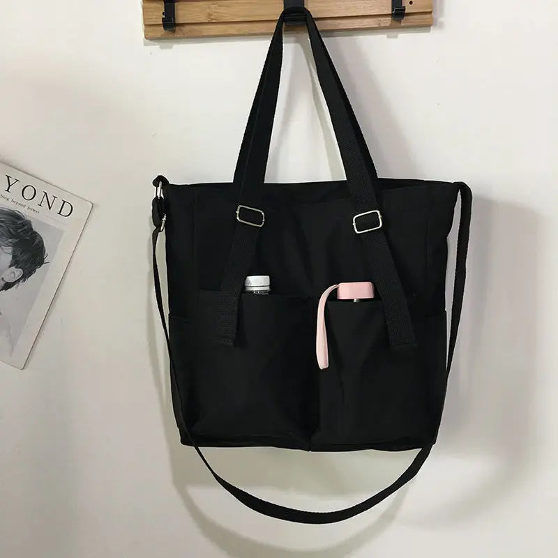 Casual Oxford Tote & Crossbody Bag for Women