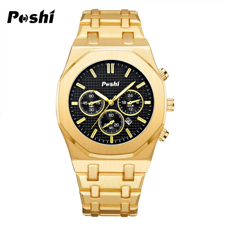 POSHI Men's Luxury Quartz Watch