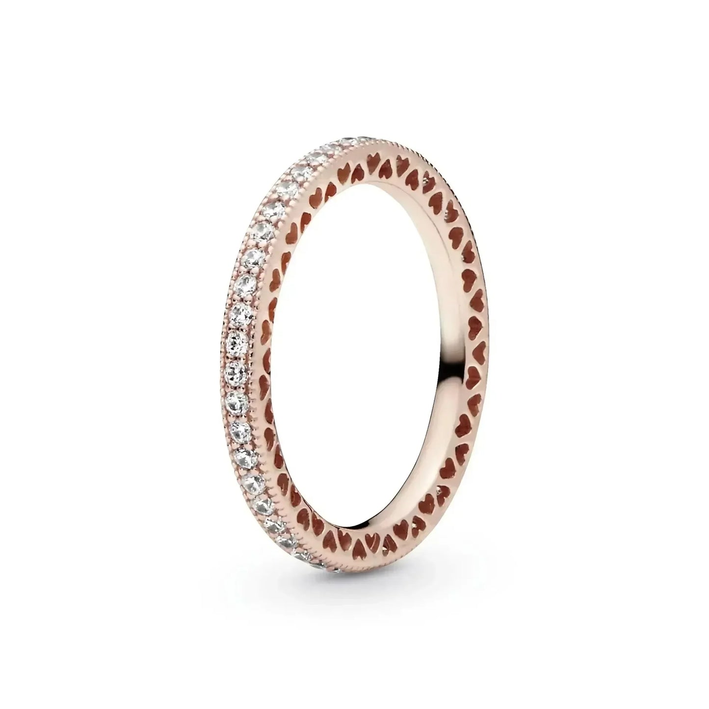 "Classic 925 Silver Heart Ring – Exquisite Couple Jewelry Gift"