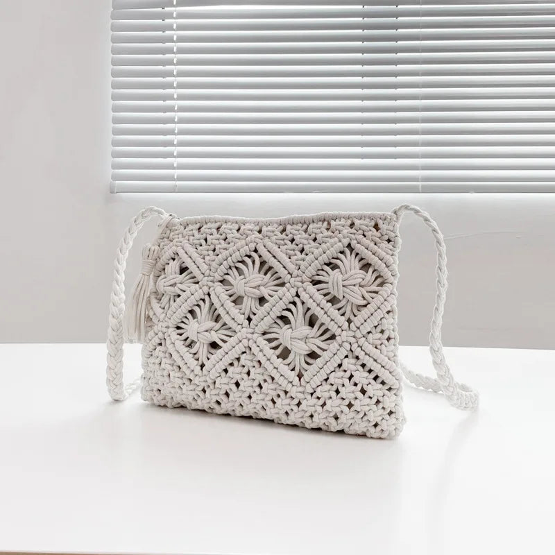 Straw Woven Crossbody Bag