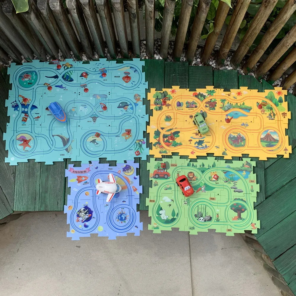 Children’s DIY Electric Railroad Car – Fun Assembly Toy