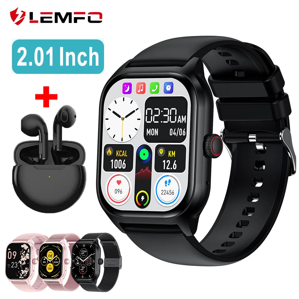 LEMFO LT10 2024 Smartwatch, Bluetooth Call & Fitness Tracker