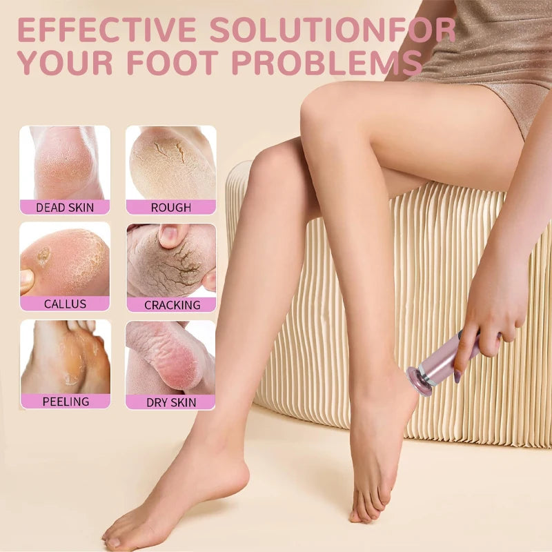 2-in-1 Electric Foot Care Tool – Callus Remover & Nail Polisher