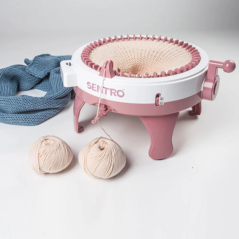 Sentro Hand Knitting Machine Kit – 22/40/48 Needles with Row Counter