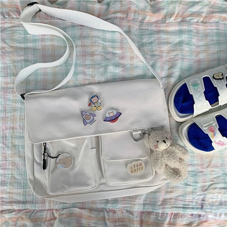 Wild Student Shoulder Bag – Japanese Style Pouch