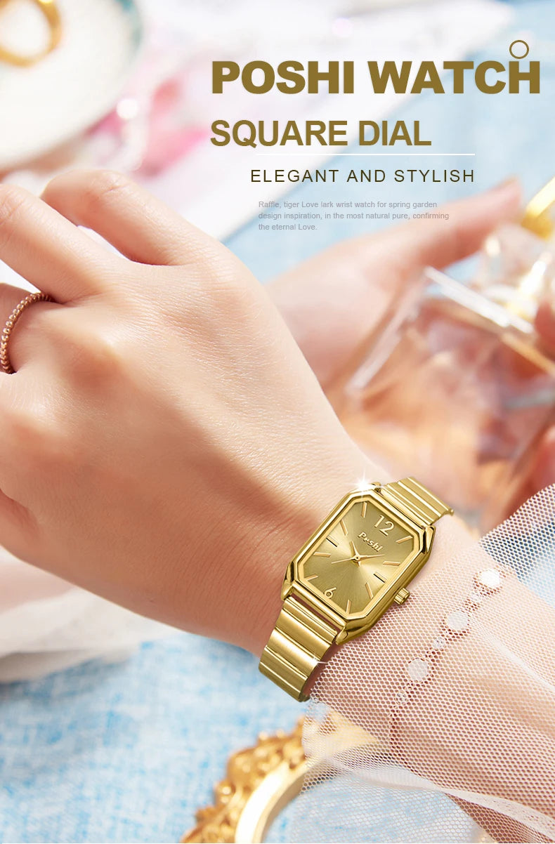 POSHI Women's Elegant Luxury Quartz Watch