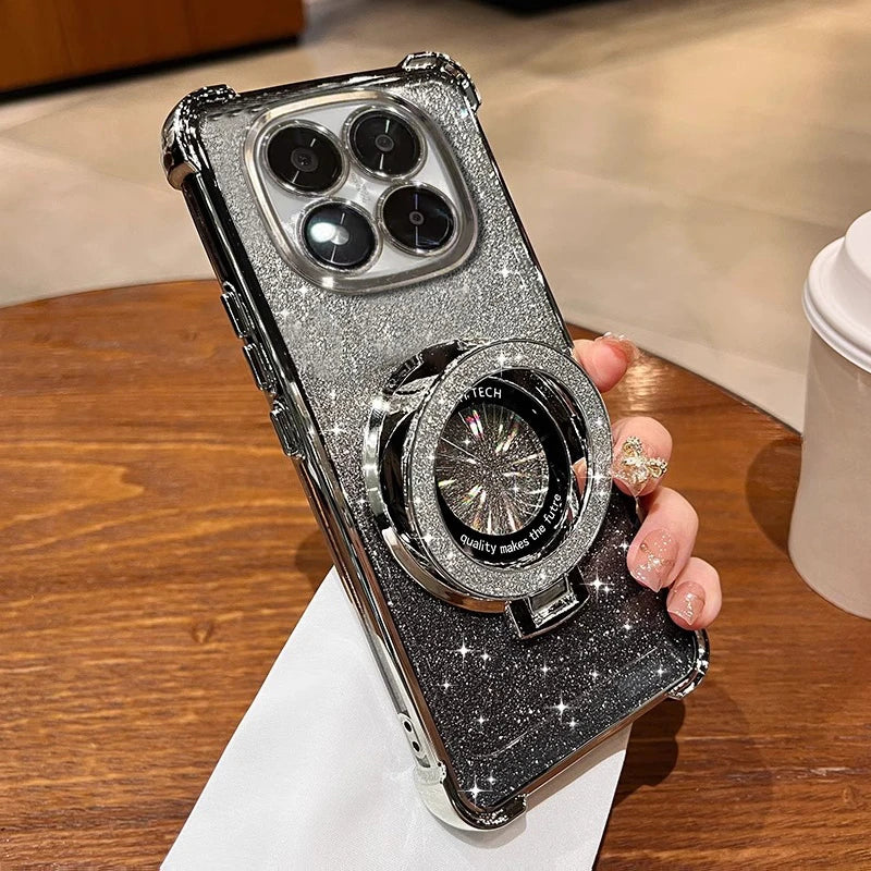 Luxury Glitter Bracket Cover – Xiaomi Redmi