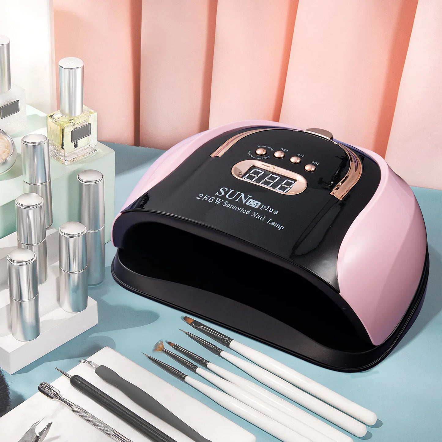 "57 LED Nail Lamp – Fast Gel Polish Dryer with Smart Sensor"