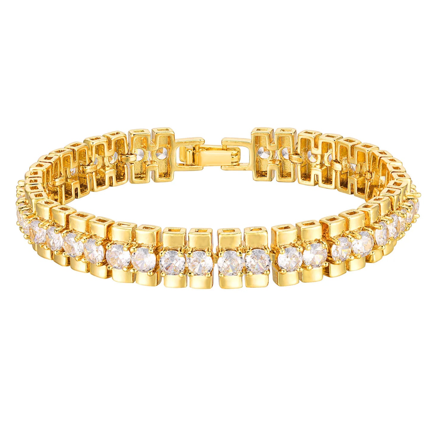 “Gold-Plated Adjustable Bracelet – Stackable Gift”