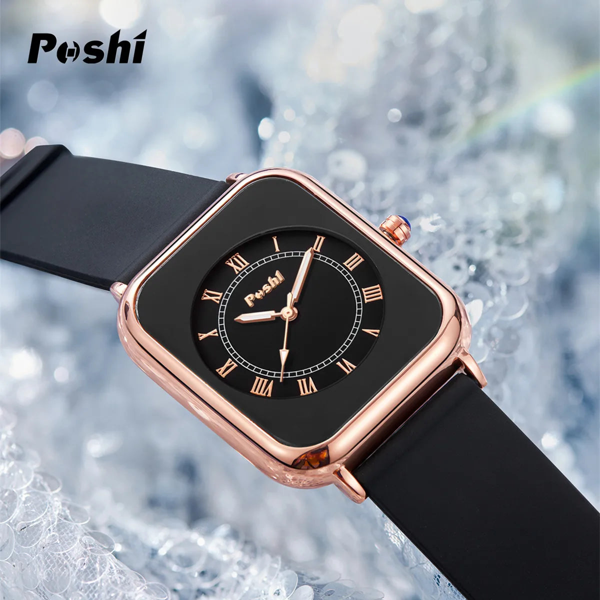 POSHI Fashion Women's Silicone Quartz Watch