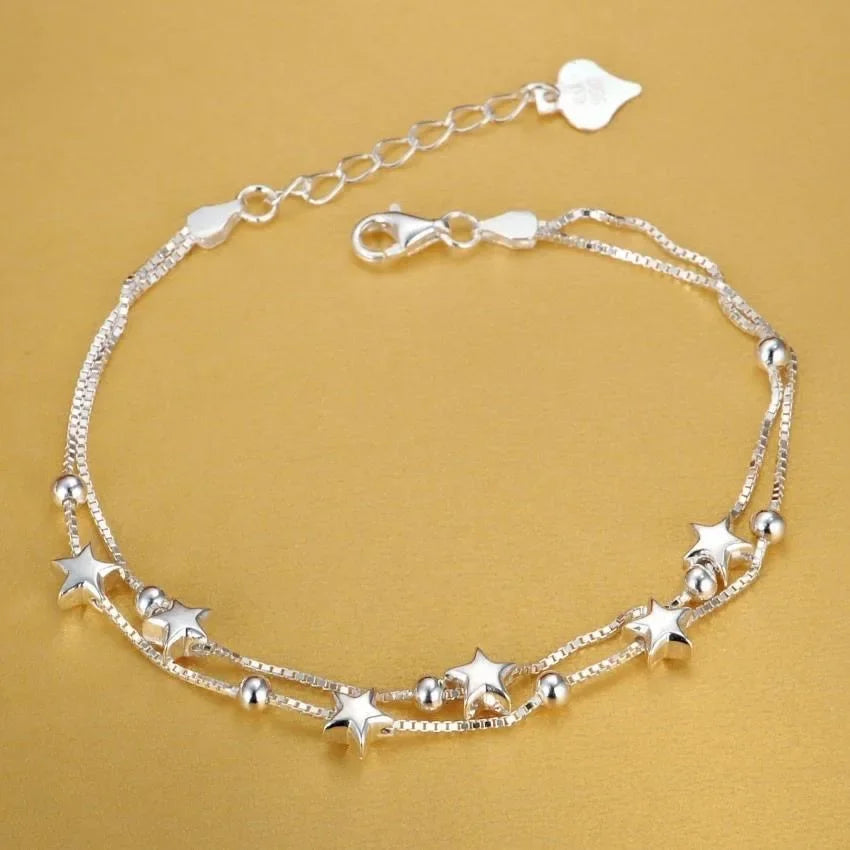 925 Sterling Silver Chain Bracelet