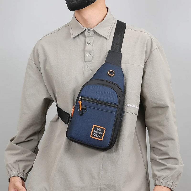 Men’s Large Capacity Chest & Crossbody Bag – Outdoor Sports