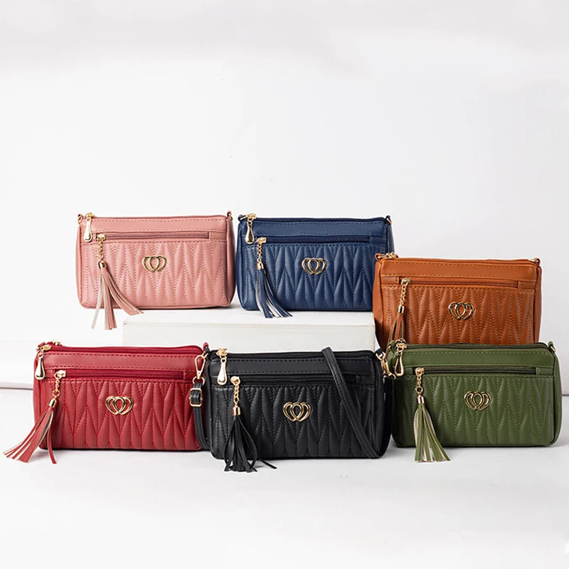 Embroidery PU Crossbody