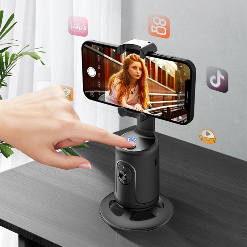 P01 Smart 360° Rotation Phone Gimbal with AI Face Tracking
