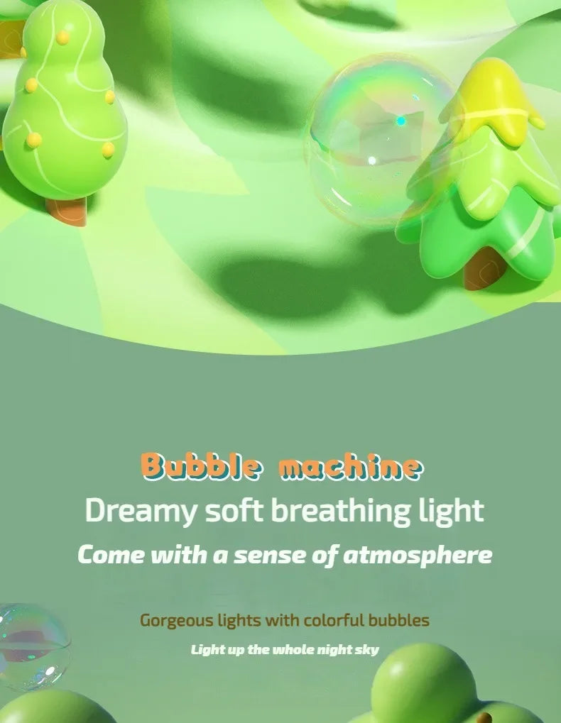 Electric Bubble Gun – Fun Outdoor Toy for Kids