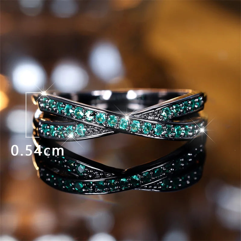 "Minimalist Colored Zircon Rings – Women’s Jewelry"