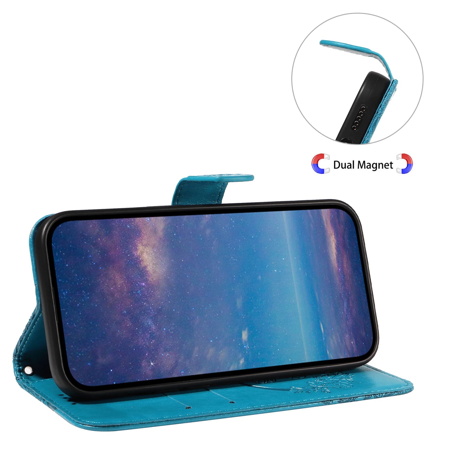 Flip Card Slot Stand Wallet Cover – iPhone
