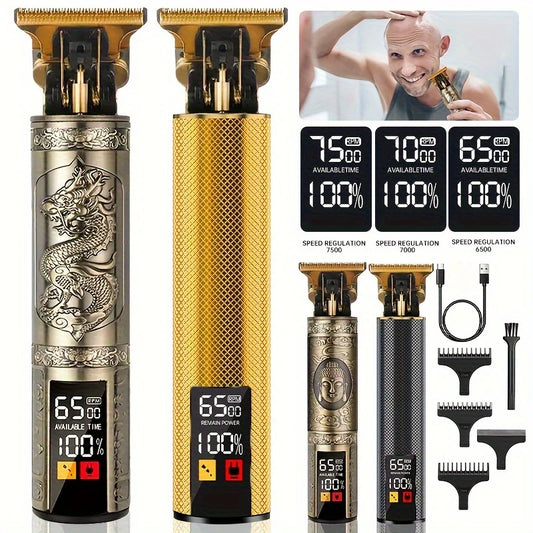 Professional Vintage Hair Clipper – Cordless & Rechargeable