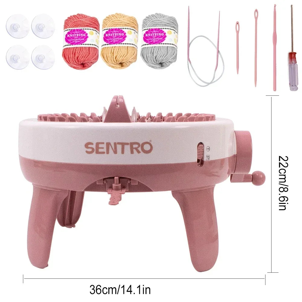 Sentro Hand Knitting Machine Kit – 22/40/48 Needles with Row Counter