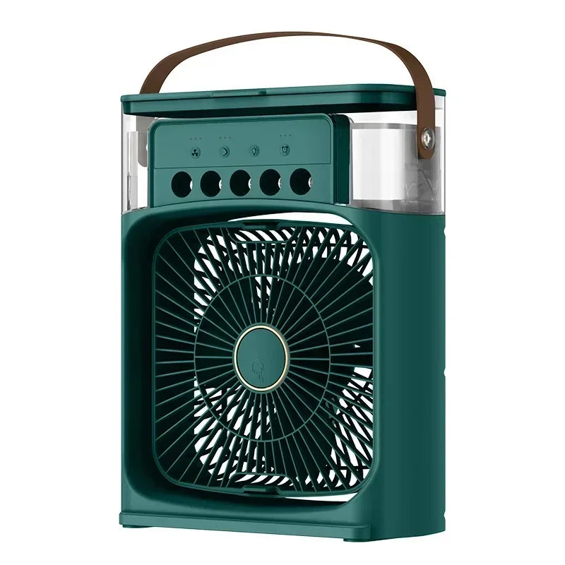 Mini Portable Air Cooler & Humidifier Fan – 3 Speeds