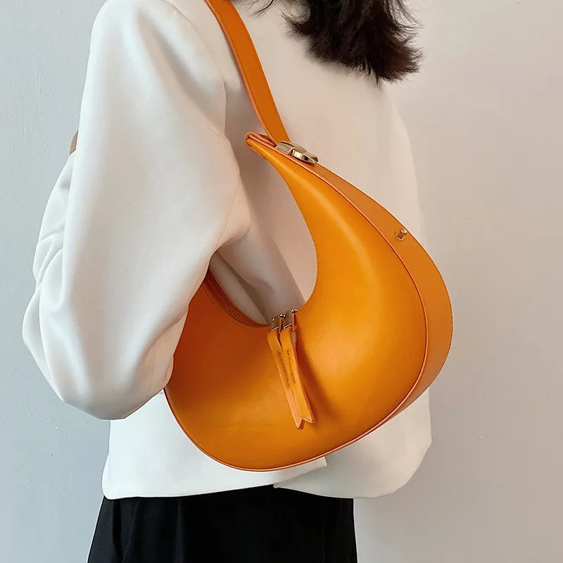 Luxury Half Moon Tote