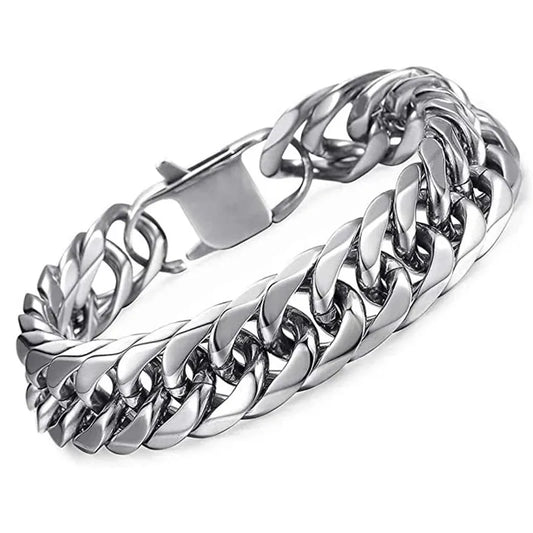 HNSP Thick Stainless Steel Men's Bracelet