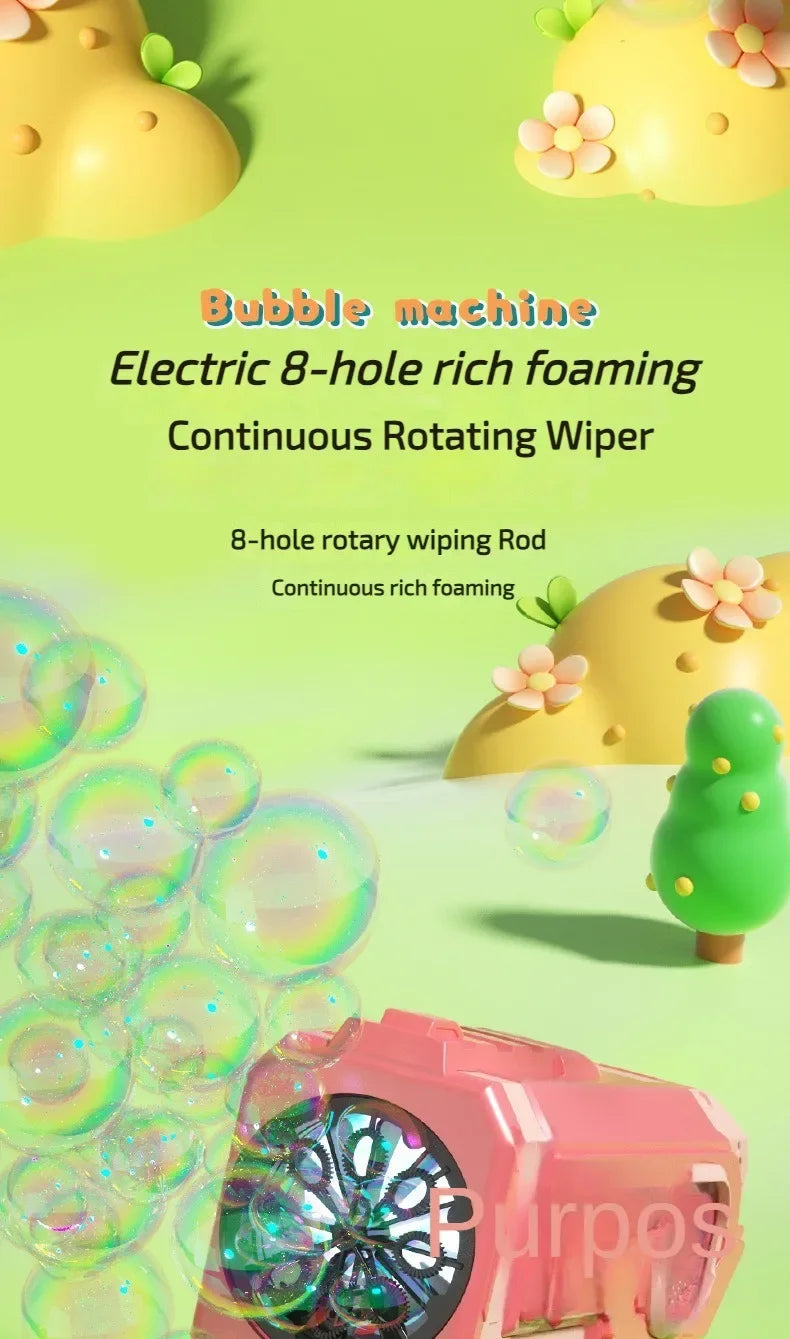 Electric Bubble Gun – Fun Outdoor Toy for Kids