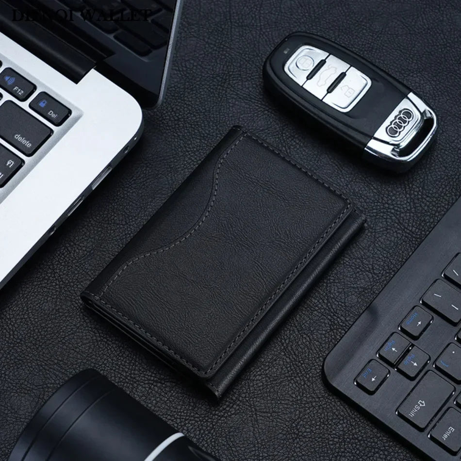 Magnetic Trifold Wallet with Magsafe – PU Leather